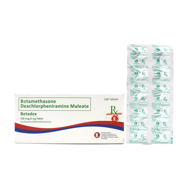 Betadex Betamethasone Dexchlorpheniramine Maleate Mcg Mg Tablet