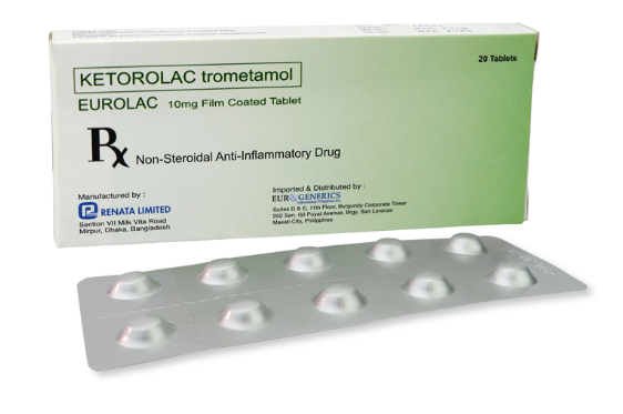 Eurolac Ketorolac Trometamol Mg Film Coated Tablet S Price In The