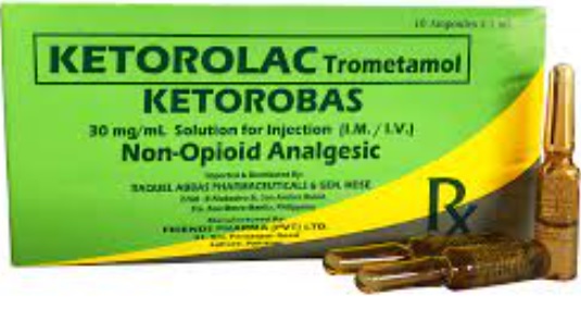 KETOROBAS Ketorolac Trometamol 30mg ML Solution For IM IV Injection