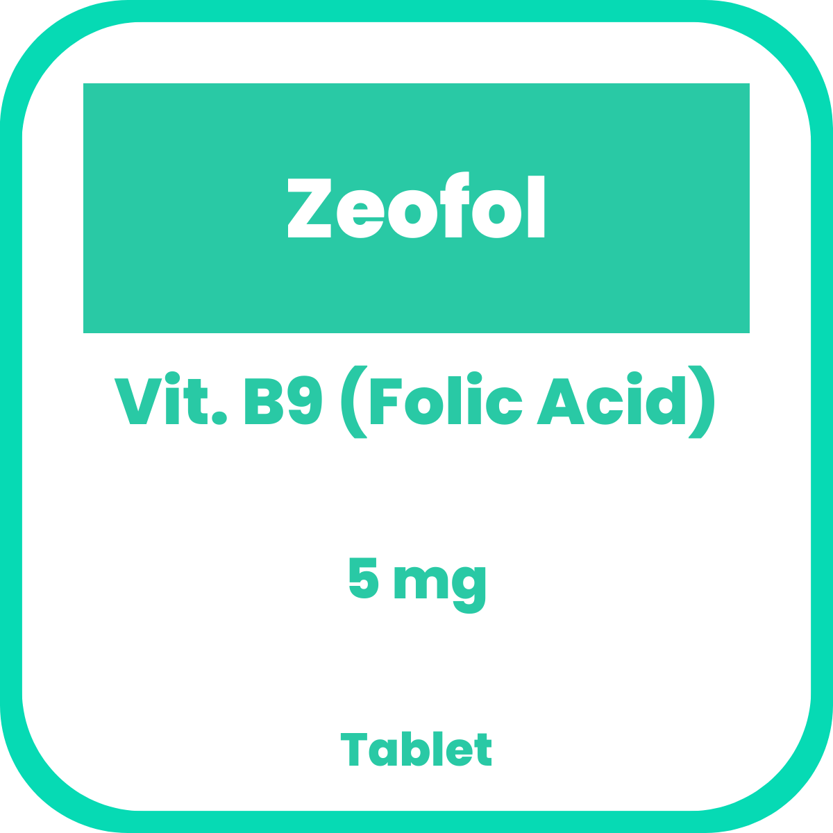 Zeofol Vitamin B Folic Acid Mg Tablet S Price In The Philippines