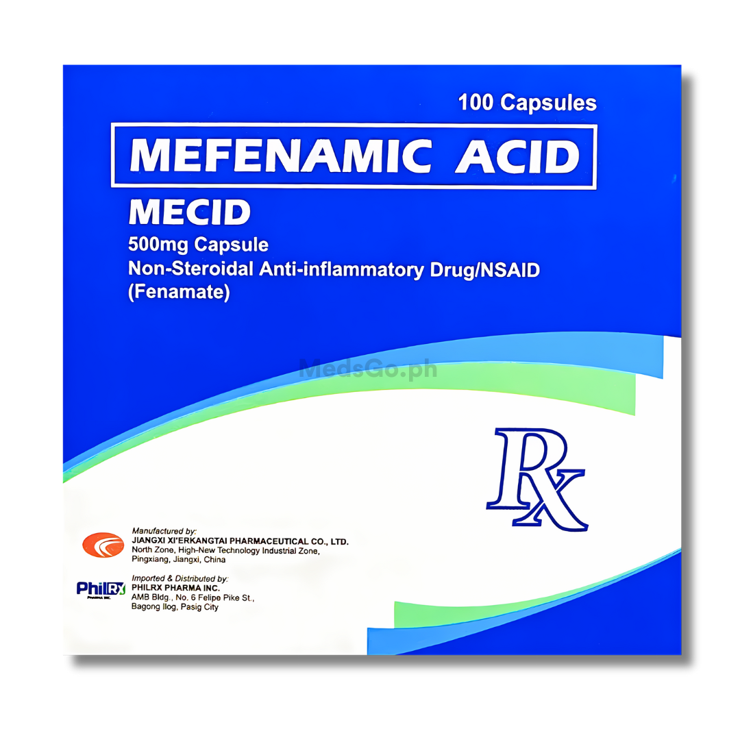 MECID Mefenamic Acid 500mg 1 Capsule Price In The Philippines