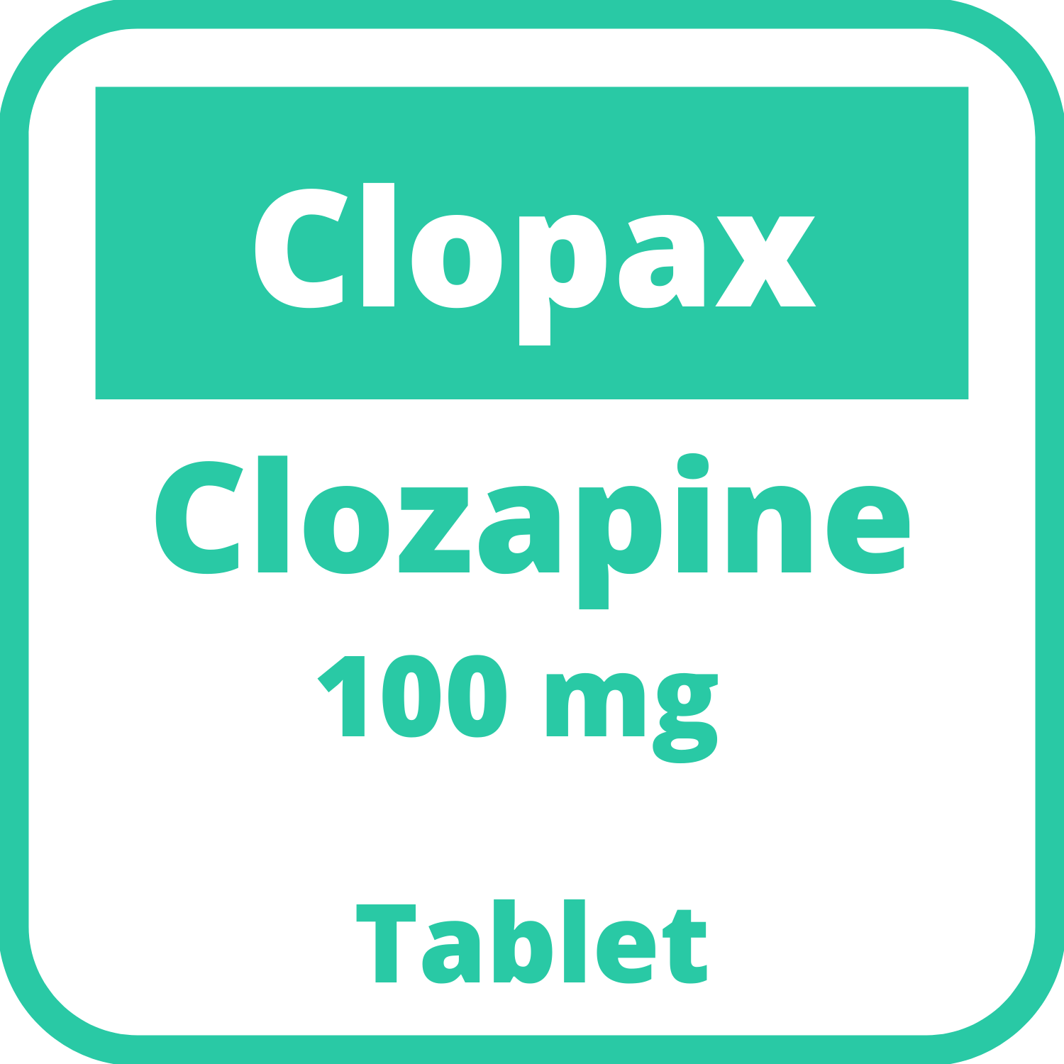 CLOPAX Clozapine 100mg Tablet 30's price in the Philippines | MedsGo ...