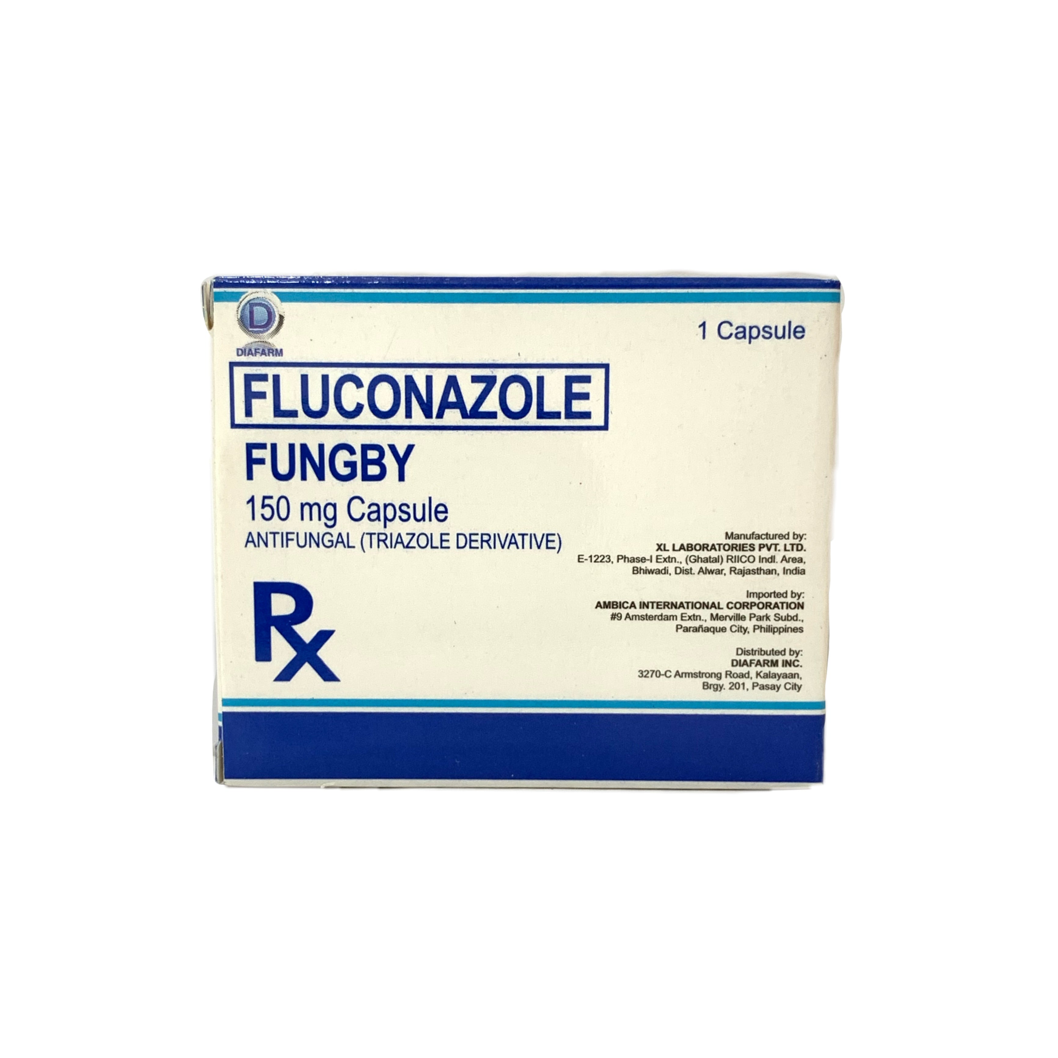 FUNGBY Fluconazole 150mg Capsule 1's price in the Philippines | MedsGo ...