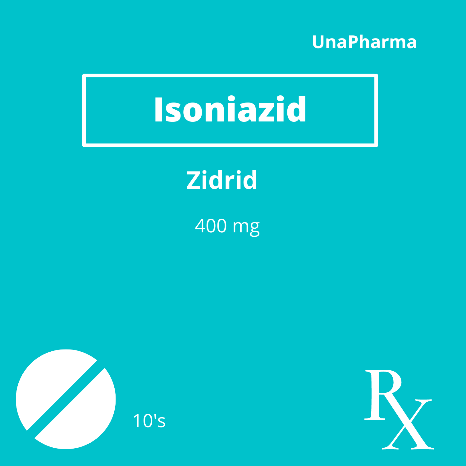 ZIDRID Isoniazid 400mg Tablet 100's price in the Philippines | MedsGo ...