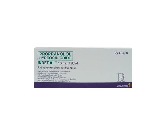 INDERAL Propranolol Hydrochloride 10mg Tablet 1's price in the ...