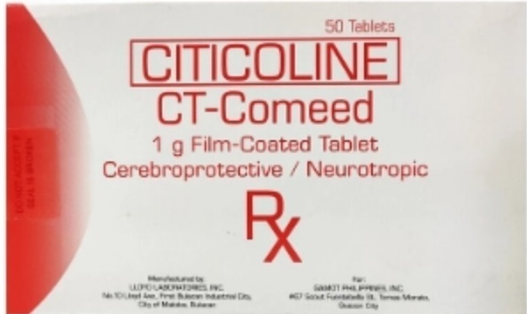 CT-COMEED Citicoline 1g Film-Coated Tablet 50's price in the ...