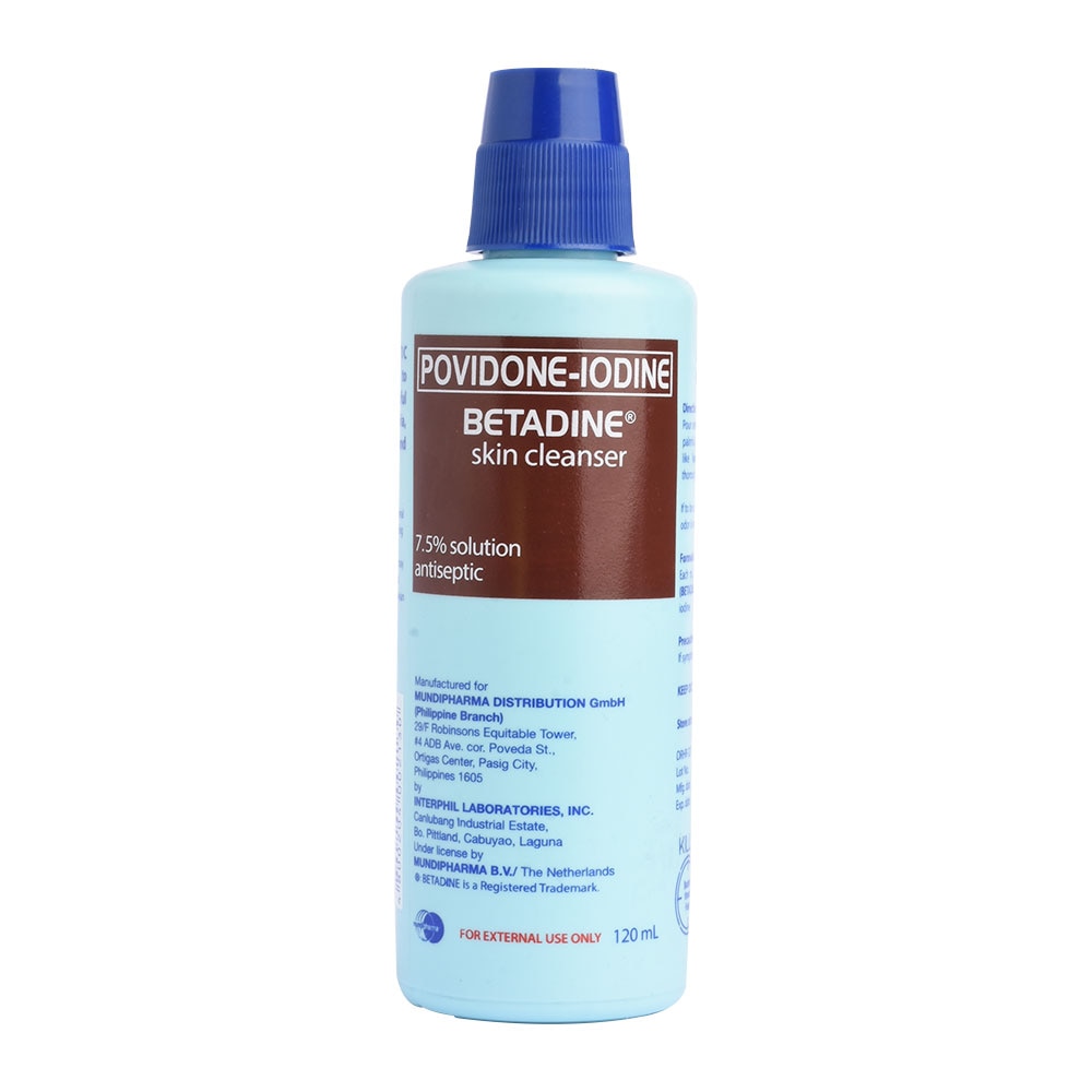 BETADINE PovidoneIodine 7.5 Skin Cleanser 120mL price in the