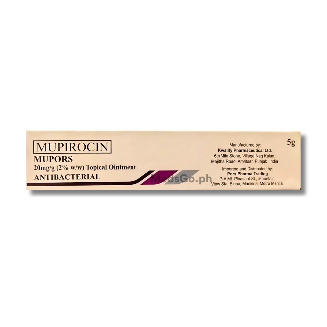 MUPORS Mupirocin 20mg / g (2% w/w) Topical Ointment 5g price in the ...