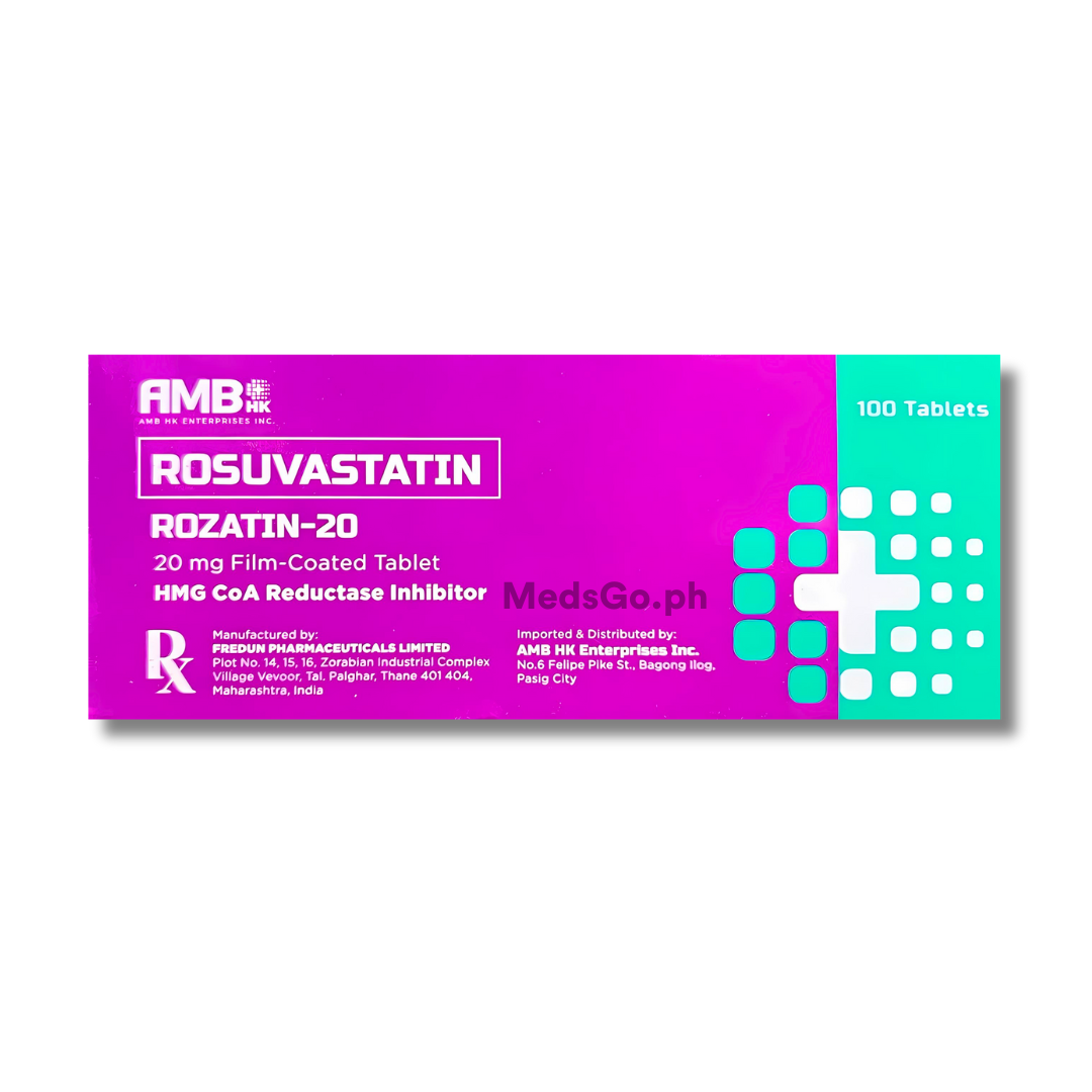 Rozatin 20 Rosuvastatin 20mg 1 Tablet Price In The Philippines