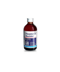 BACTIDOL Hexetidine 0.1% Solution 250mL, Dosage Strength: 0.1%, Drug Packaging: Gargle Solution 250ml