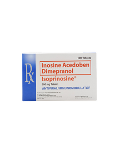 ISOPRINOSINE Inosine Acedoben Dimepranol 500mg Tablet 1's, Dosage Strength: 500 mg, Drug Packaging: Tablet 1's