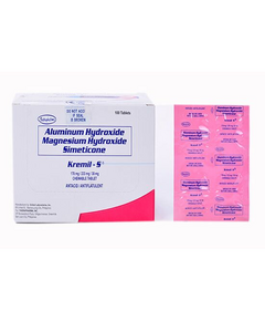 KREMIL-S Aluminum Hydroxide / Magnesium Hydroxide / Simethicone 178mg / 233mg / 30mg Chewable Tablet 1's, Dosage Strength: 178 mg / 233 mg / 30 mg, Drug Packaging: Chewable Tablet 1's