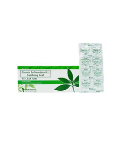 RE-LEAF FORTE Blumea Balsamifera L. (Sambong Leaf) 500mg Tablet 1's, Dosage Strength: 500 mg, Drug Packaging: Tablet 1's