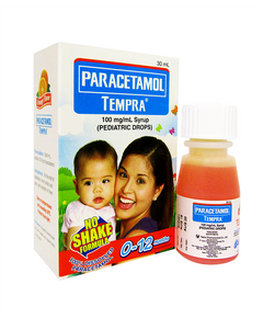 TEMPRA Paracetamol 100mg / mL Syrup (Pediatric Drops) 30mL Orange, Dosage Strength: 100mg /ml, Drug Packaging: Syrup (Pediatric Drops) 30ml, Drug Flavor: Orange