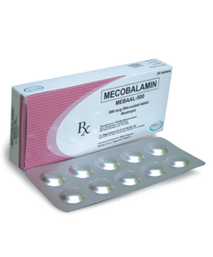 MEBAAL-500 Mecobalamin (Vit. B12) 500mcg Film-Coated Tablet 1's