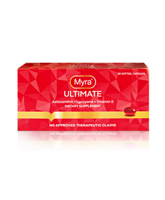 MYRA ULTIMATE Astaxanthin / Ginkgo Biloba / Vitamin E Softgel Capsule 1's, Drug Packaging: SoftGel Capsule 1's
