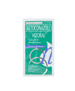 NIZORAL Ketoconazole 20mg / g (2.0%) Shampoo 6mL 1's, Dosage Strength: 20 mg / g (2%), Drug Packaging: Shampoo 6ml x 1's