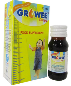 GROWEE Vitamins / Chlorella Food Supplement Syrup Drops 15mL, Drug Packaging: Syrup (Drops) 15ml