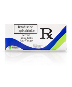 BETZINE Betahistine Dihydrochloride 16mg Tablet 1's, Dosage Strength: 16 mg, Drug Packaging: Tablet 1's