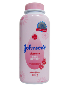 JOHNSON'S Baby Powder Blossoms Pink 100g, Scent: Blossoms, Weight: 100g
