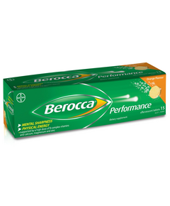 BEROCCA PERFORMANCE Multivitamins / Minerals Effervescent Tablet 15's Orange, Drug Packaging: Effervescent Tablet 15's, Drug Flavor: Orange