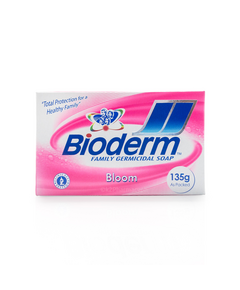 BIODERM Pink Family Germicidal Soap Bloom 135g, Color: Pink, Drug Packaging: Soap 135g