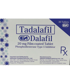 DALAFIL Tadalafil 20mg Film-Coated Tablet 1's, Dosage Strength: 20mg, Drug Packaging: Film-Coated Tablet 1's