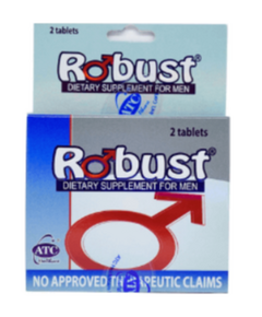 ROBUST 1 Box x Tablet 2's - Dietary Supplement for Men