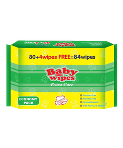 UNI-CARE Baby Wipes Extra Care 80+4wipes