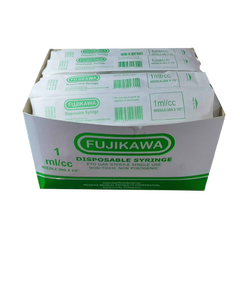FUJIKAWA Disposable Syringe 26g x 1/2 1ml/cc
