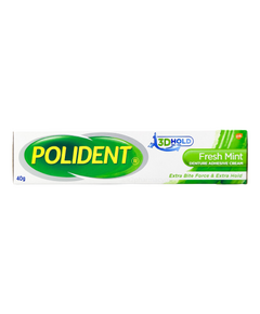 POLIDENT Denture Adhesive Cream Fresh Mint 40g