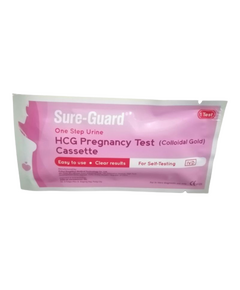 SURE-GUARD HCG Pregnancy Test (Colloidal Gold) Cassette 1's