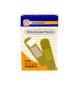 MEDIPLAST Band-Aid Water Resistant Plasters Fabric 10's