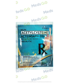 ACTEINSAPH-200 Acetylcysteine 200mg Powder for Solution 4g 1's