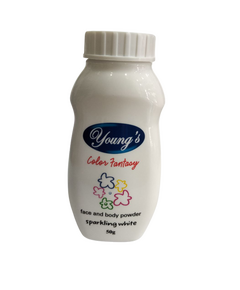 YOUNG'S Face Powder Sparkling White 50g