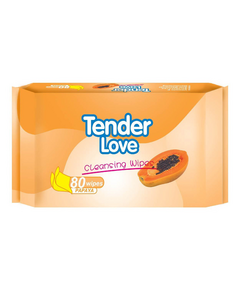 TENDER LOVE Cleansing Wipes 80's Papaya