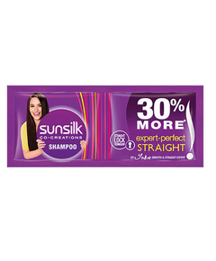 SUNSILK Expert-Perfect Straight Shampoo Sachet 13ml 1's