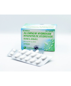 SHELOGEL Aluminum Hydroxide / Magnesium Hydroxide 200mg / 100mg Tablet 1's, Dosage Strength: 200 mg / 100 mg, Drug Packaging: Tablet 1's