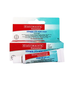 CANESTEN Clotrimazole 1.0% (10mg / g) Cream 3g, Dosage Strength: 1% (10 mg / g), Drug Packaging: Cream 3g