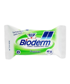 BIODERM Green Family Germicidal Soap Freshen 60g, Color: Green, Drug Packaging: Soap 60g