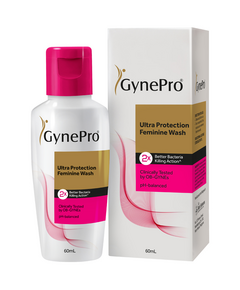 GYNEPRO Chlorhexidine Digluconate 0.2% (2mg / mL) Solution (Feminine Wash) 60mL, Dosage Strength: 2 mg / ml (0.2%), Drug Packaging: Feminine Wash 60ml