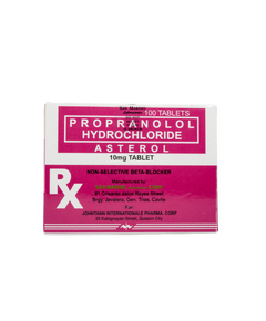 ASTEROL Propranolol Hydrochloride 10mg Tablet 1's