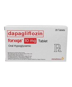 FORXIGA Dapagliflozin Propanediol Monohydrate 10mg Film-Coated Tablet 1's, Dosage Strength: 10mg, Drug Packaging: Film-Coated Tablet 1's