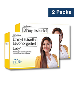 LADY PILLS 2 Packs x Tablet 28's - Ethinyl Estradiol / Levonorgestrel 30mcg / 150mcg