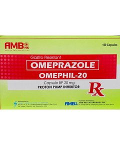 OMEPHIL Omeprazole 20mg Capsule 1's