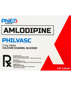 PHILVASC Amlodipine Besilate 5mg Tablet 1's