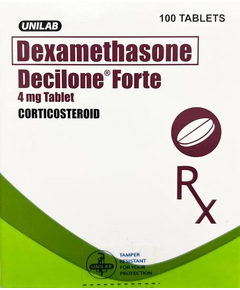 DECILONE FORTE Dexamethasone 4mg Tablet 1's, Dosage Strength: 4mg, Drug Packaging: Tablet 1's