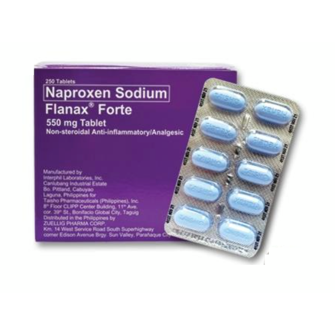 FLANAX FORTE Naproxen Sodium 550mg Tablet 250's price in the ...